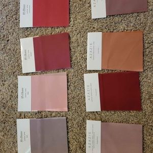 Color swatches from Azazie and JJs House